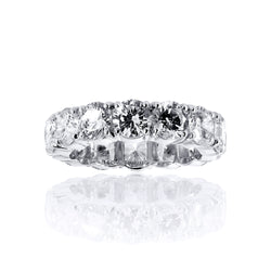 Round Cut Eternity Band Ring – 7 CTW