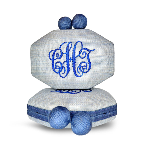Jasmine Monogram Clutch - Custom
