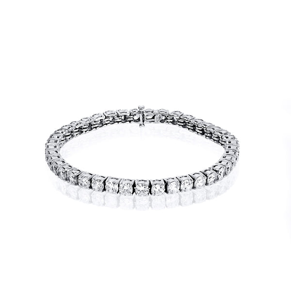 Round Cut Tennis Bracelet – 10 CTW
