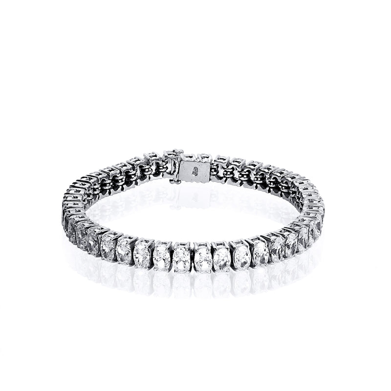 Oval Cut Tennis Bracelet – 21 CTW