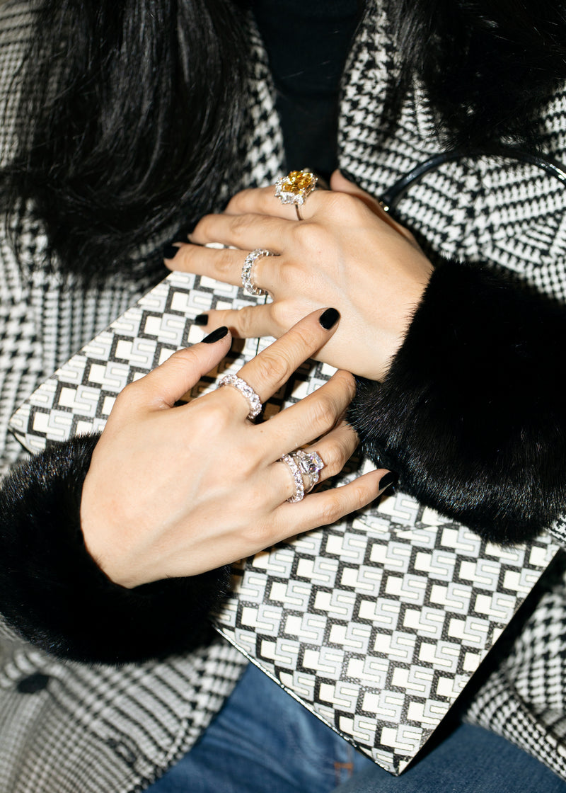 Mink Cuffs / Purse Handles - Black