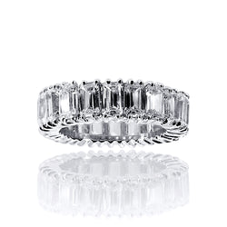 Emerald Cut Eternity Band Ring – 5.25 CTW