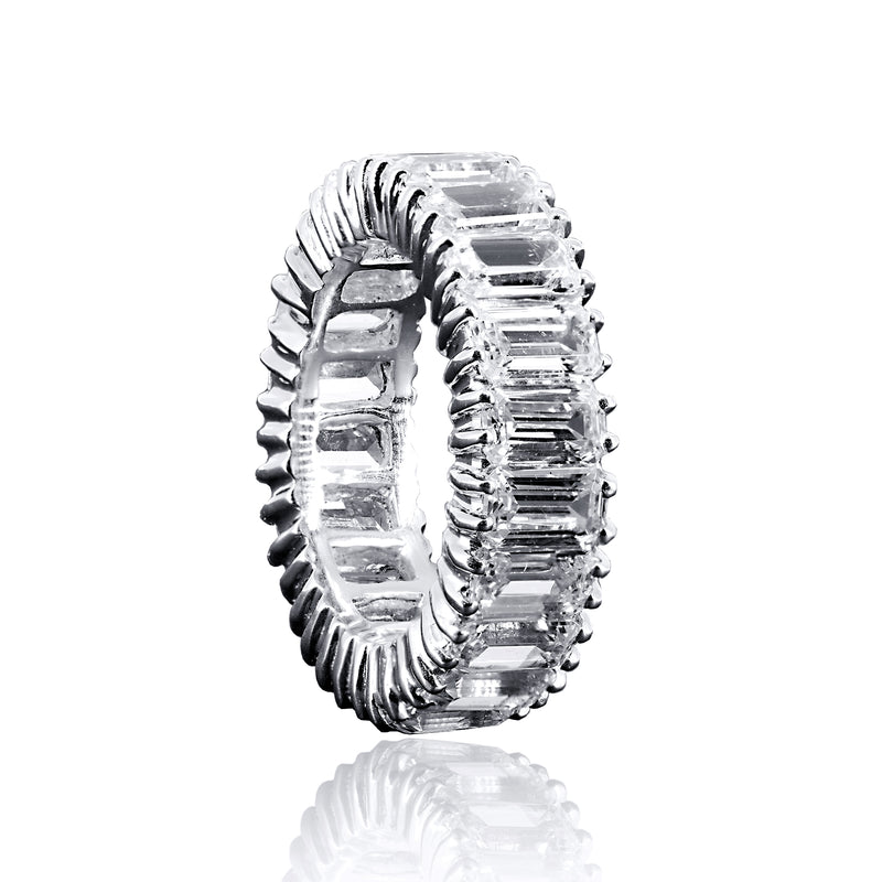 Emerald Cut Eternity Band Ring – 5.25 CTW