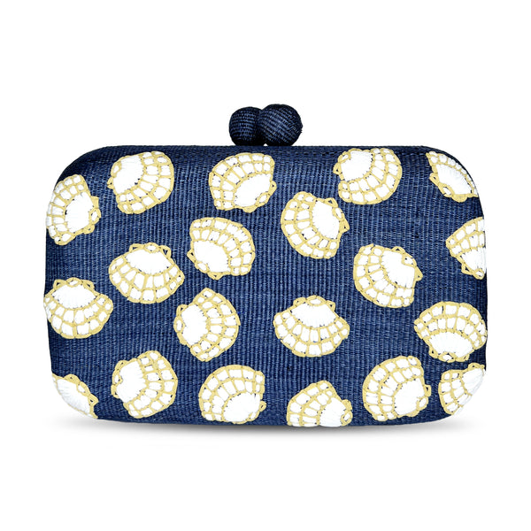 Shells Clutch - Royal Blue