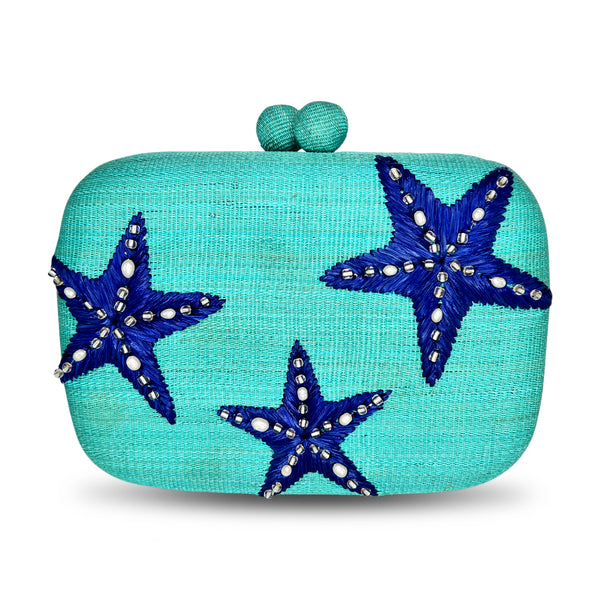 Starfish Clutch - Turquoise