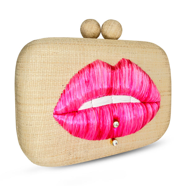 Kiss Clutch - Cream