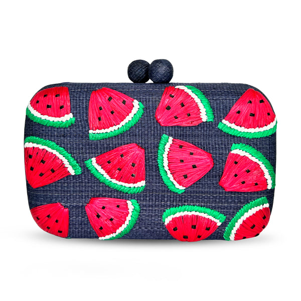 Spritz Watermelon Slices Clutch - Royal Blue