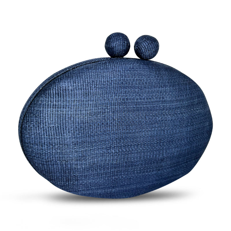 OIivia Clutch - Royal Blue - Tinalak Closure