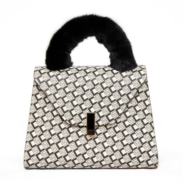 Mink Cuffs / Purse Handles - Black