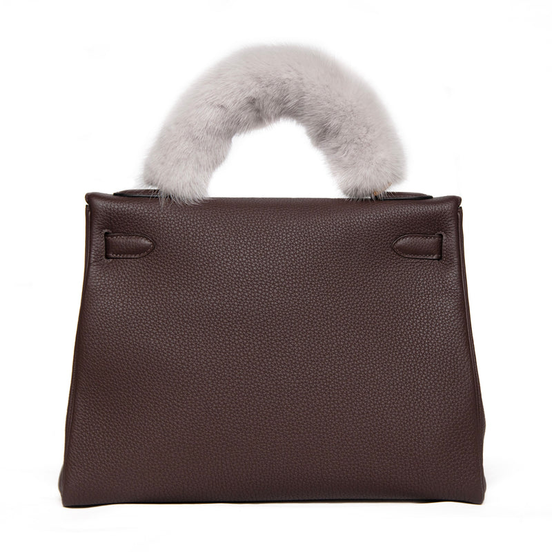 Mink Cuffs / Purse Handles - Smoky Grey